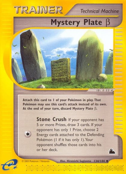 Mystery Plate Beta, Skyridge 134/144
