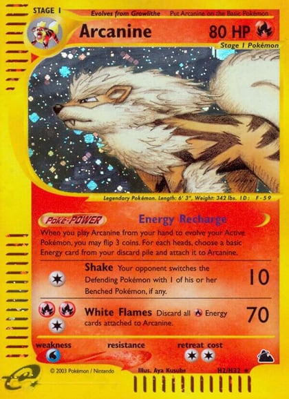 Arcanine (H2), Skyridge H02/H32