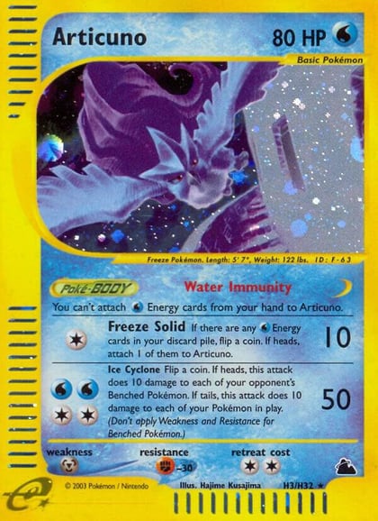 Articuno (H3), Skyridge H03/H32