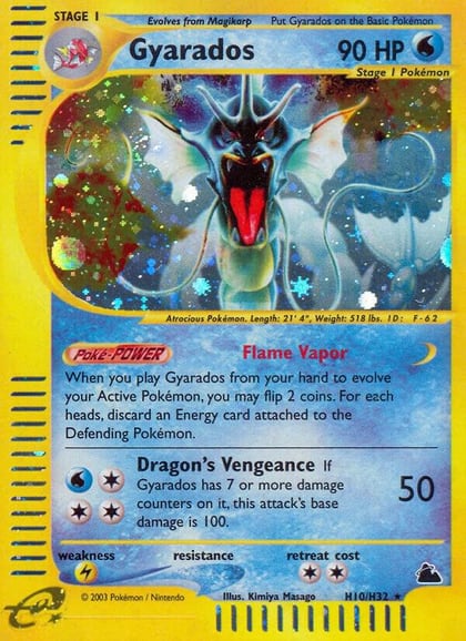 Gyarados (H10), Skyridge H10/H32