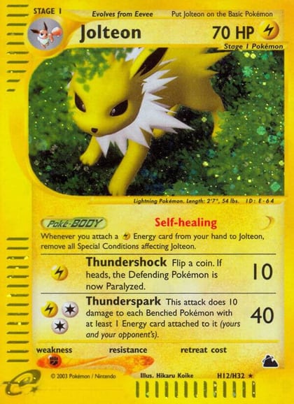 Jolteon (H12), Skyridge H12/H32