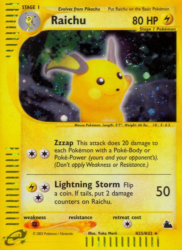 Raichu (H25), Skyridge H25/H32
