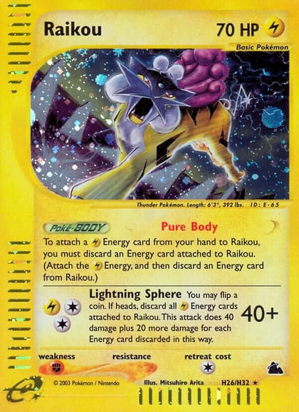 Raikou (H26), Skyridge H26/H32