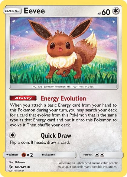 Eevee, SM Base Set 101/149