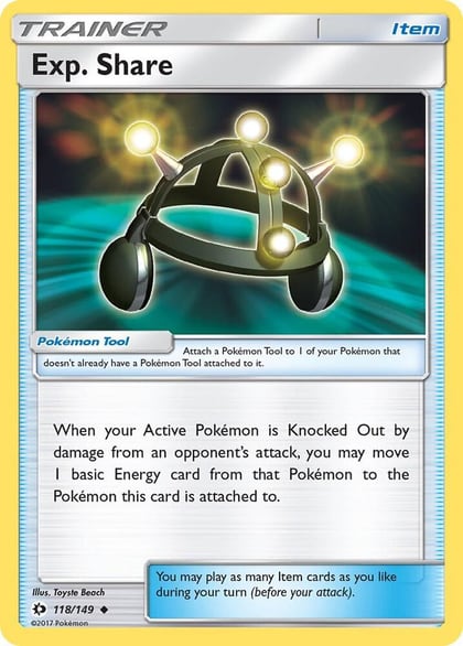 Exp. Share, SM Base Set 118/149