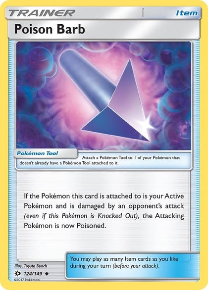 Poison Barb, SM Base Set 124/149