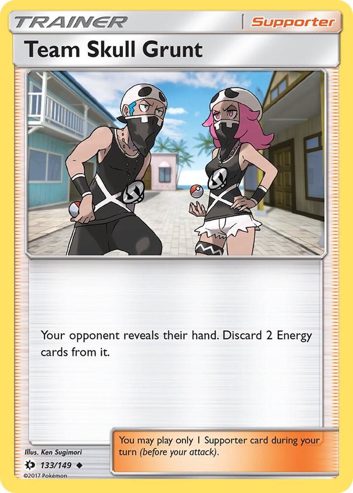 Team Skull Grunt, SM Base Set 133/149