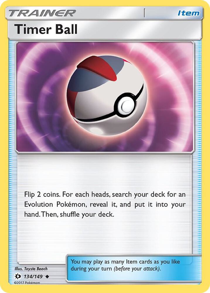 Timer Ball, SM Base Set 134/149