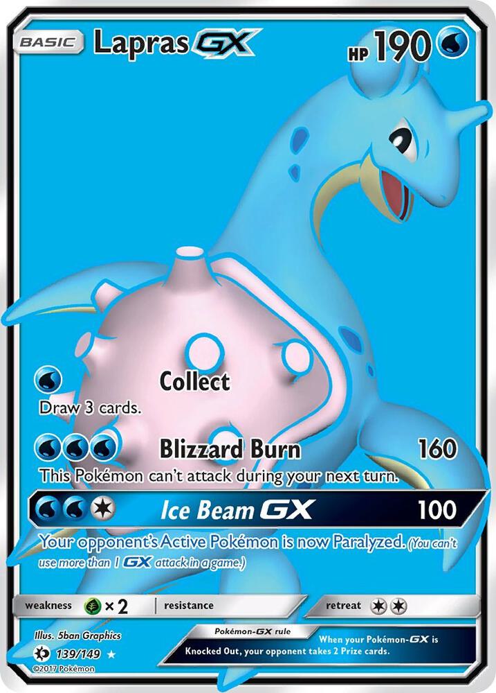 Lapras GX (Full Art), SM Base Set 139/149