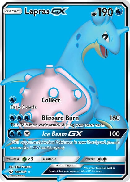Lapras GX (Full Art), SM Base Set 139/149