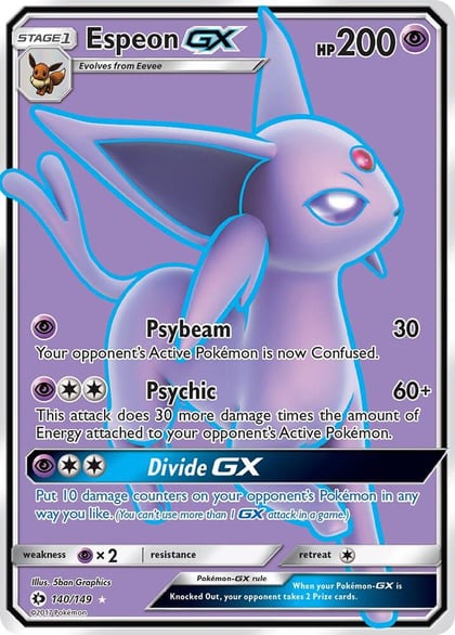Espeon GX (Full Art), SM Base Set 140/149
