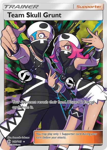 Team Skull Grunt (Full Art), SM Base Set 149/149