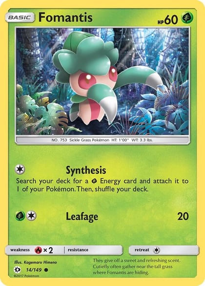 Fomantis, SM Base Set 14/149