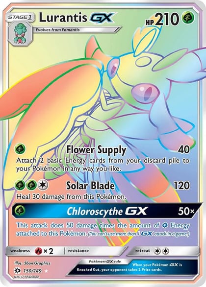 Lurantis GX (Secret), SM Base Set 150/149