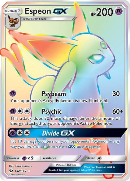 Espeon GX (Secret), SM Base Set 152/149