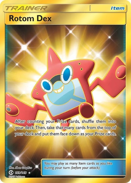 Rotom Dex (Secret), SM Base Set 159/149