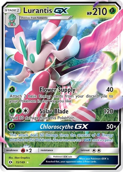 Lurantis GX, SM Base Set 15/149