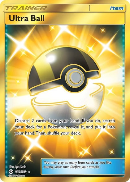 Ultra Ball (Secret), SM Base Set 161/149