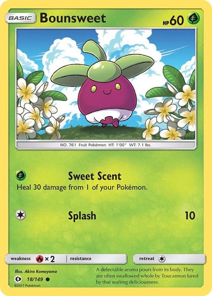 Bounsweet, SM Base Set 18/149