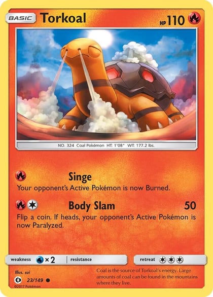 Torkoal, SM Base Set 23/149