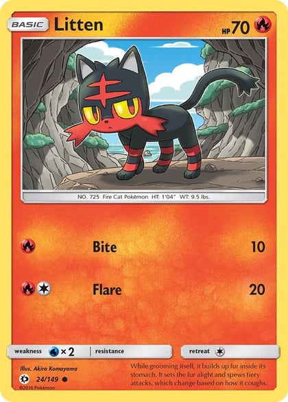 Litten, SM Base Set 24/149