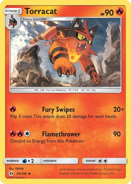 Torracat, SM Base Set 25/149