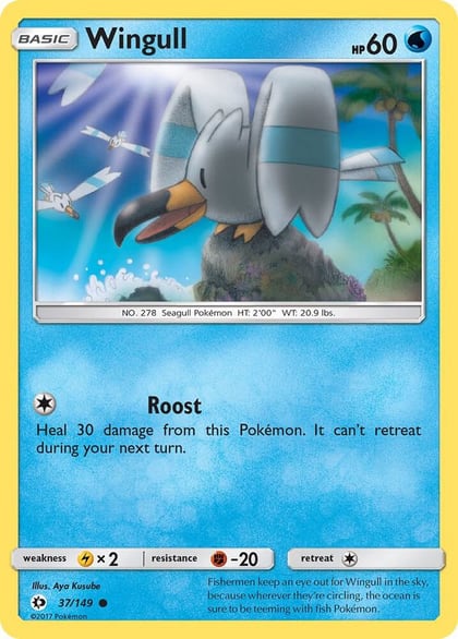 Wingull, SM Base Set 37/149