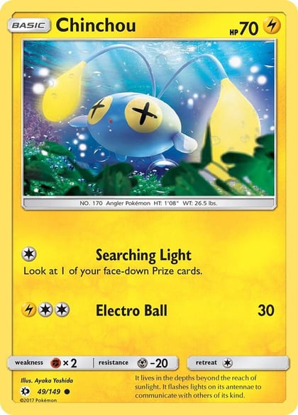 Chinchou, SM Base Set 49/149