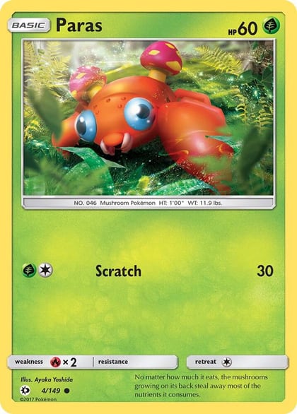 Paras, SM Base Set 4/149