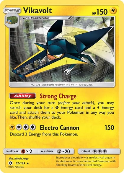 Vikavolt, SM Base Set 52/149