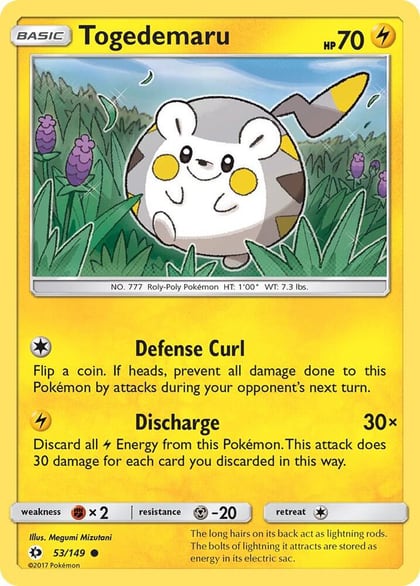 Togedemaru, SM Base Set 53/149