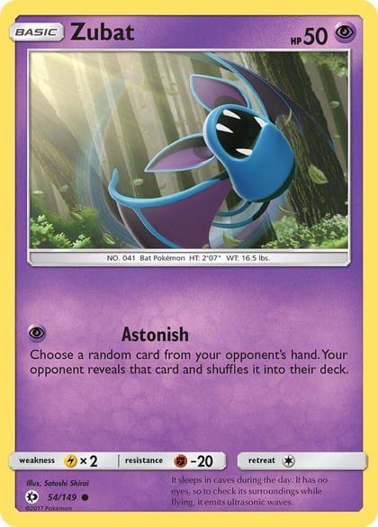 Zubat, SM Base Set 54/149