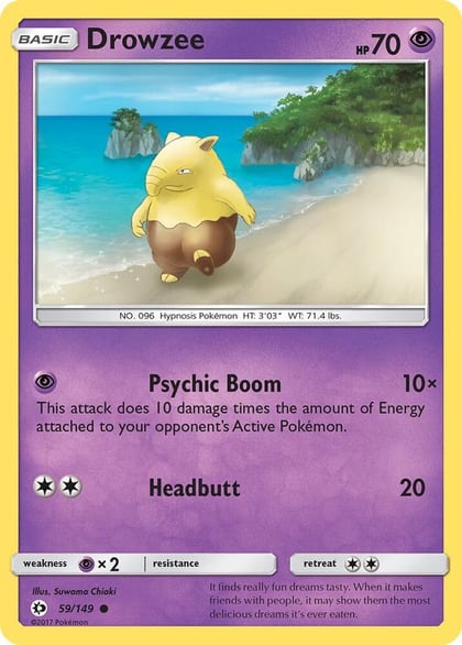 Drowzee, SM Base Set 59/149