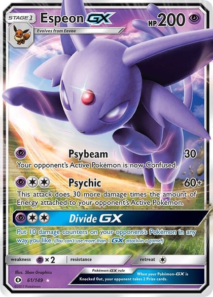 Espeon GX, SM Base Set 61/149