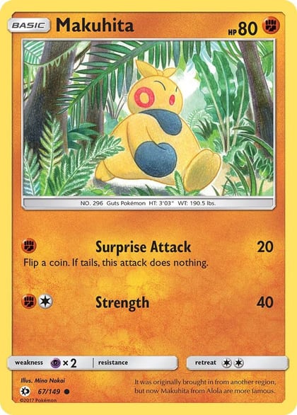 Makuhita, SM Base Set 67/149