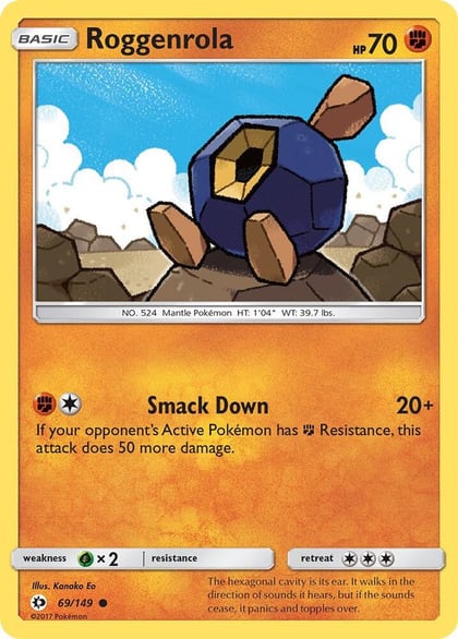 Roggenrola, SM Base Set 69/149