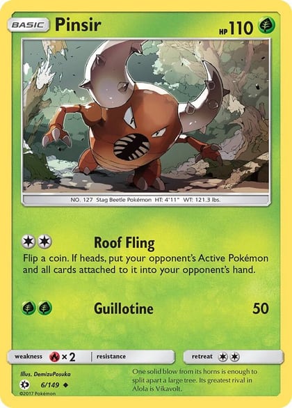 Pinsir, SM Base Set 6/149