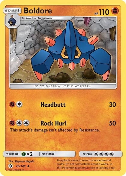 Boldore, SM Base Set 70/149