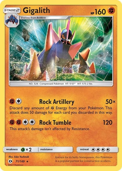 Gigalith, SM Base Set 71/149