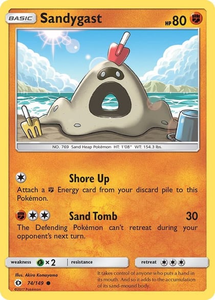 Sandygast, SM Base Set 74/149