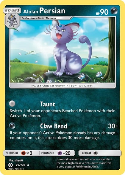 Alolan Persian, SM Base Set 79/149