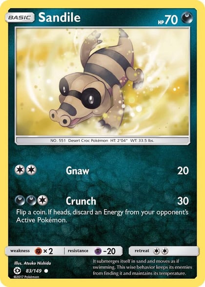 Sandile, SM Base Set 83/149