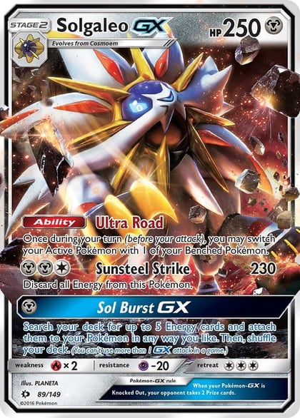 Solgaleo GX, SM Base Set 89/149