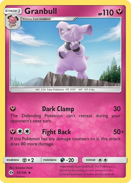 Granbull, SM Base Set 91/149