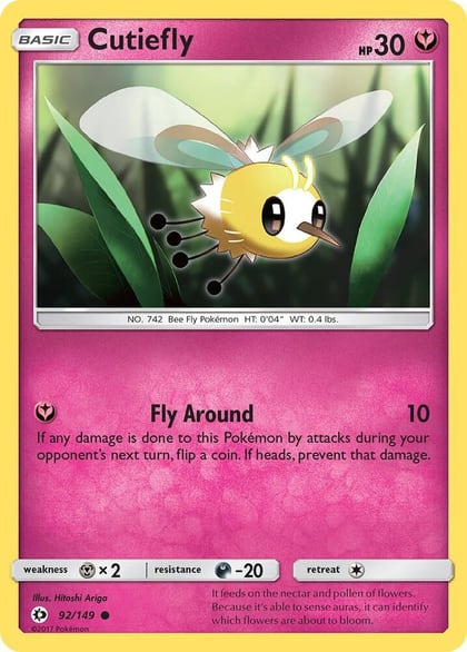 Cutiefly, SM Base Set 92/149