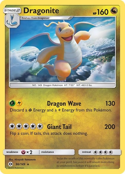 Dragonite, SM Base Set 96/149