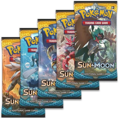 Sun & Moon Booster Pack Art Bundle [Set of 5], SM Base Set P267036
