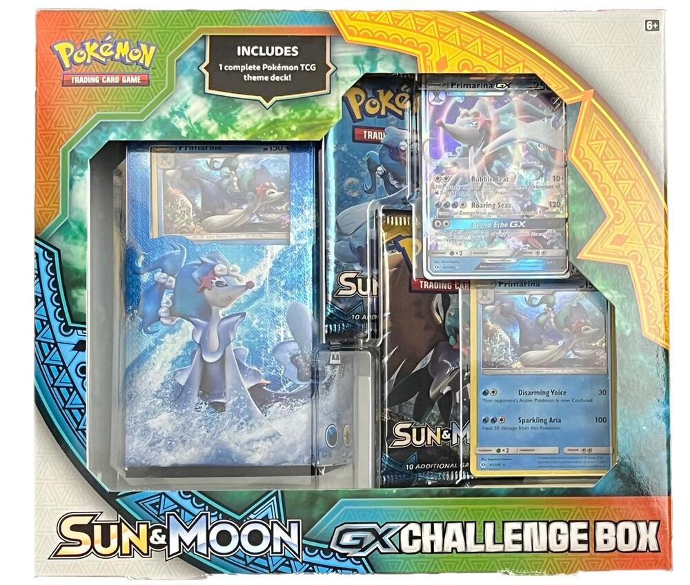 Sun & Moon GX Challenge Box [Primarina], SM Base Set P656996