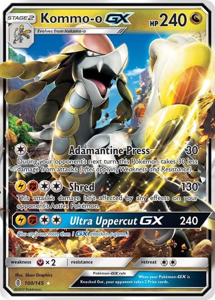 Kommo-o GX, SM - Guardians Rising 100/145