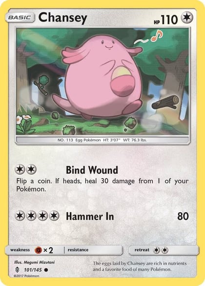 Chansey, SM - Guardians Rising 101/145
